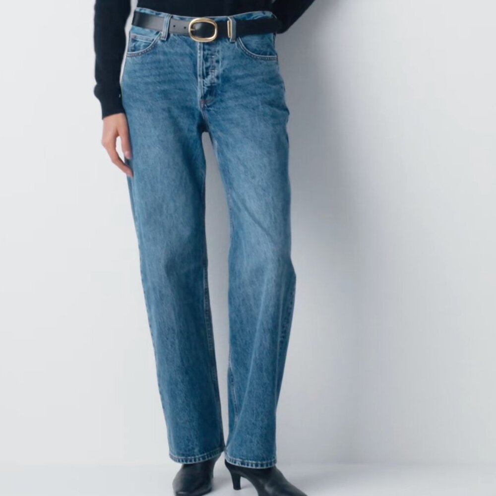 Denim Forum The '90s Vintage Lo-Rise Cuffed Jean